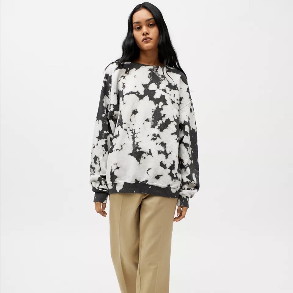 Urban Outfitters Urban Renewal Acid Wash Tie Dye Crewneck Sweatshirt